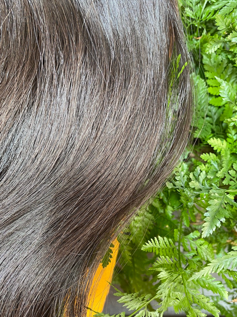 Inga | 8x8 | 22-23" | 100% Remy Human Hair | Hand-Tied Silk Top Topper