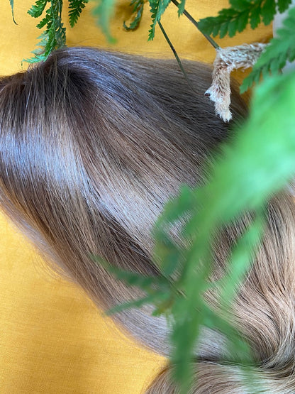 Aada | 18-22" | 100% Remy Human Hair | Hand-Tied Silk Top Wig | M Cap Size