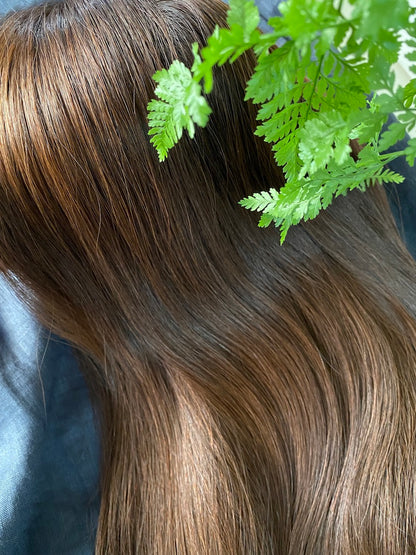 Maya | 16-22" | 100% Remy Human Hair | Hand-Tied Silk Top Wig | M Cap Size