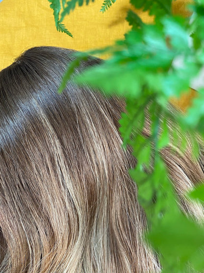 Leia | 15-19" | 100% Remy Human Hair | Hand-Tied Silk Top Wig | M Cap Size